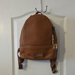 MARC NEW YORK BROWN BACKPACK WITH GOLD ACCENTS
